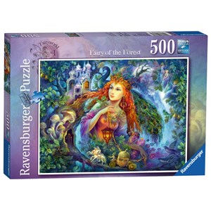 Ravensburger (14693) - "Fairy World No.1, Fairy of the Forest" - 500 piezas