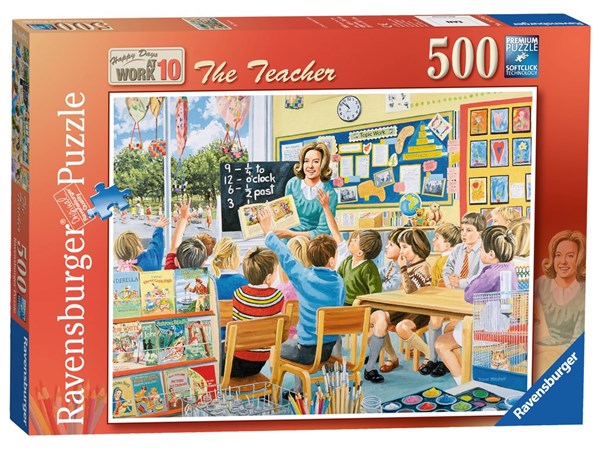 Ravensburger (14676) - "Happy Days at Work, The Teacher" - 500 piezas