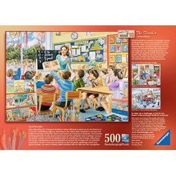 Ravensburger (14676) - "Happy Days at Work, The Teacher" - 500 piezas