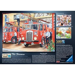 Ravensburger (14782) - Trevor Mitchell: "The Fireman" - 500 piezas
