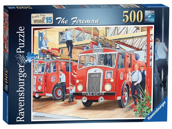 Ravensburger (14782) - Trevor Mitchell: "The Fireman" - 500 piezas