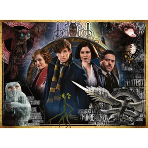 Ravensburger (14820) - "Fantastic Beasts, The Crimes of Grindelwaldr" - 500 piezas