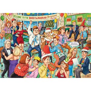 Ravensburger (19769) - Geoffrey Tristram: "Office Christmas Party" - 1000 piezas