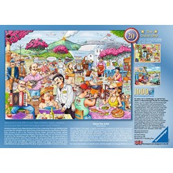 Ravensburger (19820) - Geoffrey Tristram: "The Cruise Ship" - 1000 piezas