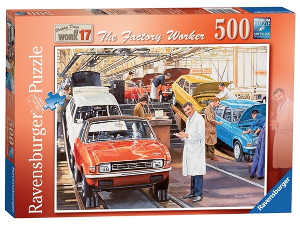 Ravensburger (14817) - Trevor Mitchell: "The Factory Worker" - 500 piezas