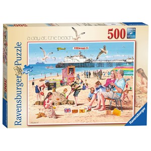 Ravensburger (14753) - Andy Walker: "A Day at the Beach" - 500 piezas
