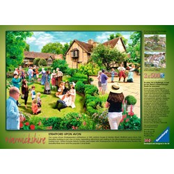 Ravensburger (14064) - "Picturesque Warwickshire" - 500 piezas