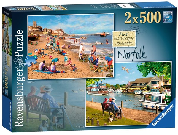 Ravensburger (14051) - "Picturesque Norfolk" - 500 piezas