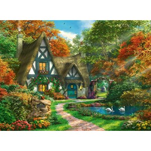 Ravensburger (14792) - "Cottage Hideaway" - 500 piezas