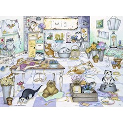 Ravensburger (14079) - Linda Jane Smith: "On the High Street" - 500 piezas