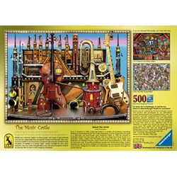 Ravensburger (14779) - Colin Thompson: "The Music Castle" - 500 piezas