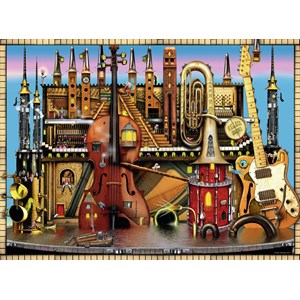 Ravensburger (14779) - Colin Thompson: "The Music Castle" - 500 piezas