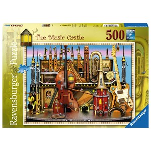 Ravensburger (14779) - Colin Thompson: "The Music Castle" - 500 piezas