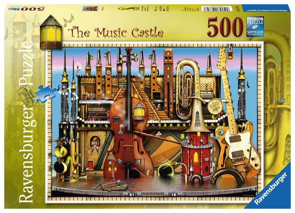 Ravensburger (14779) - Colin Thompson: "The Music Castle" - 500 piezas