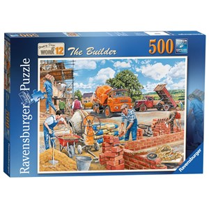Ravensburger (14736) - Trevor Mitchell: "The Builder" - 500 piezas