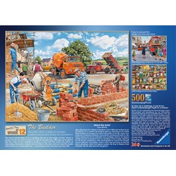 Ravensburger (14736) - Trevor Mitchell: "The Builder" - 500 piezas
