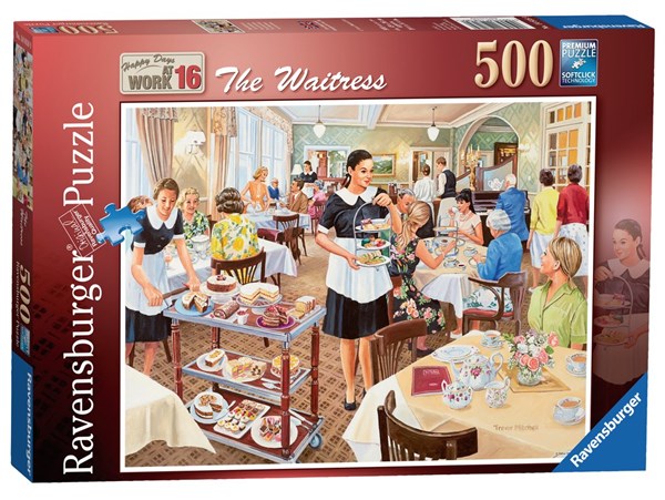 Ravensburger (14818) - Trevor Mitchell: "The Waitress" - 500 piezas