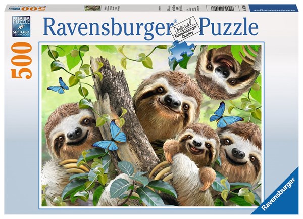 Ravensburger (14790) - "Sloth Selfie" - 500 piezas