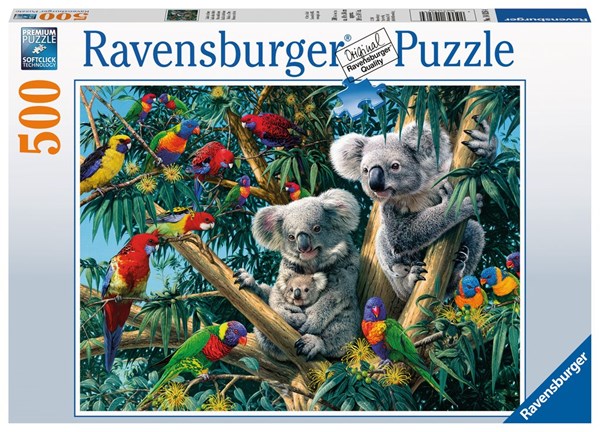 Ravensburger (14826) - "Koalas in a Tree" - 500 piezas