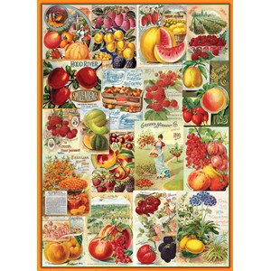 Eurographics (6000-0818) - "Fruits, Seed Catalogue Collection" - 1000 piezas