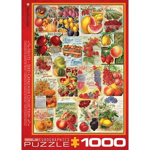 Eurographics (6000-0818) - "Fruits, Seed Catalogue Collection" - 1000 piezas