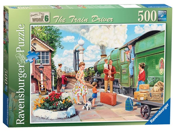 Ravensburger (14291) - Trevor Mitchell: "The Train Driver" - 500 piezas