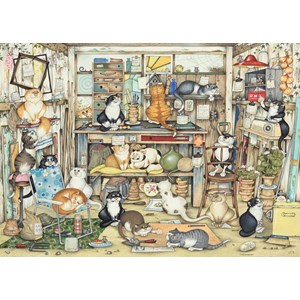 Ravensburger (19852) - Linda Jane Smith: "Dad's Shed" - 1000 piezas