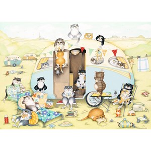 Ravensburger (19588) - Linda Jane Smith: "The Caravan" - 1000 piezas