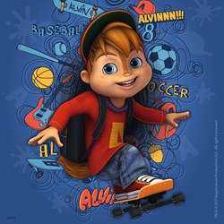 Ravensburger (08044) - "Alvin & the Chipmunks" - 49 piezas