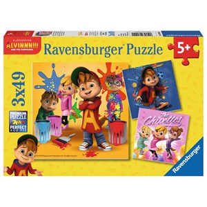 Ravensburger (08044) - "Alvin & the Chipmunks" - 49 piezas