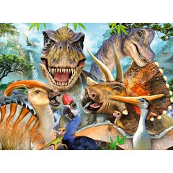 Ravensburger (13246) - "Delighted Dinos" - 300 piezas