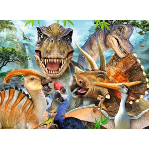 Ravensburger (13246) - "Delighted Dinos" - 300 piezas