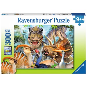Ravensburger (13246) - "Delighted Dinos" - 300 piezas