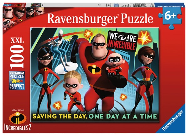 Ravensburger (10716) - "The Incredibles 2" - 100 piezas