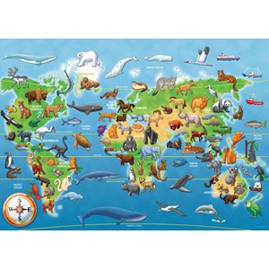 Ravensburger (05515) - "Endangered Animals" - 60 piezas