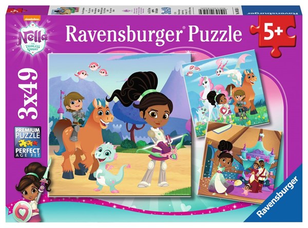 Ravensburger (08056) - "Nella the Princess Knight" - 49 piezas