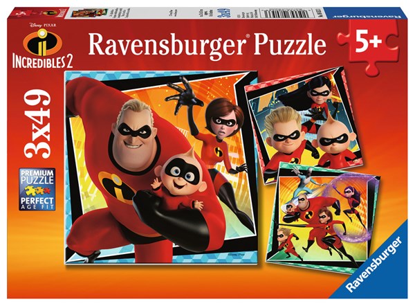 Ravensburger (08053) - "The Incredibles 2" - 49 piezas