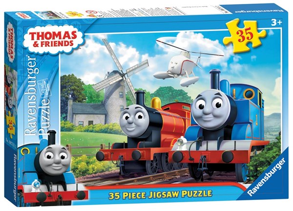 Ravensburger (08711) - "Thomas & Friends At the Windmill" - 35 piezas