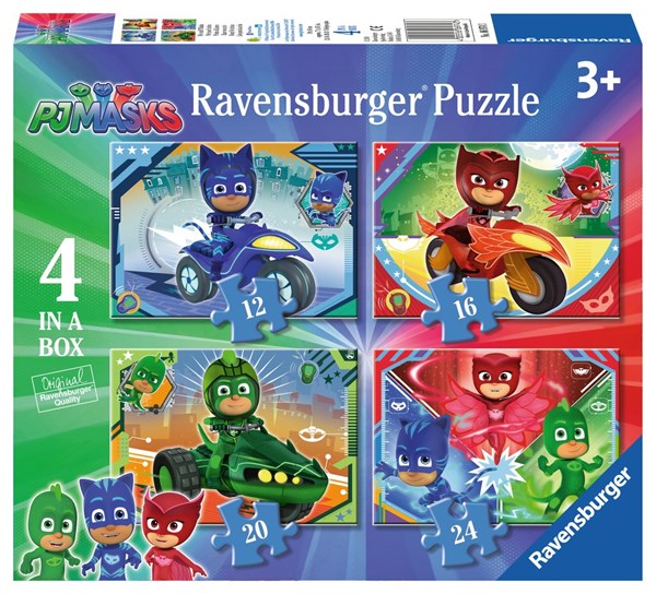 Ravensburger (06974) - "PJ Masks" - 12 16 20 24 piezas