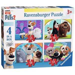 Ravensburger (03001) - "The Secret Life of Pets 2" - 12 16 20 24 piezas