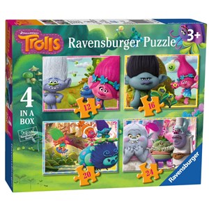 Ravensburger (06972) - "Trolls" - 12 16 20 24 piezas
