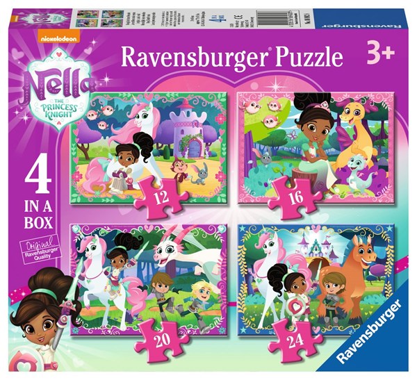 Ravensburger (06982) - "Nella the Princess Knight" - 12 16 20 24 piezas