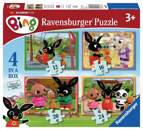 Ravensburger (06865) - "Bing" - 12 16 20 24 piezas