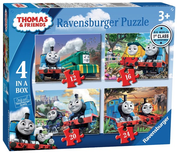 Ravensburger (06971) - "Thomas & Friends, Big World Adventures" - 12 16 20 24 piezas