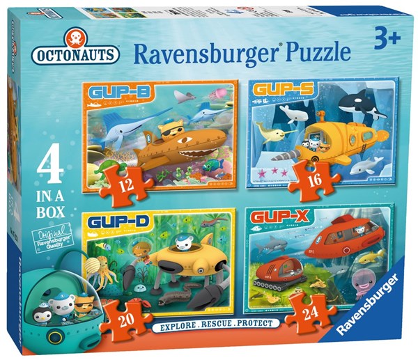 Ravensburger (07022) - "Octonauts" - 12 16 20 24 piezas