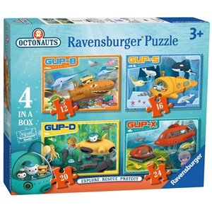 Ravensburger (07022) - "Octonauts" - 12 16 20 24 piezas