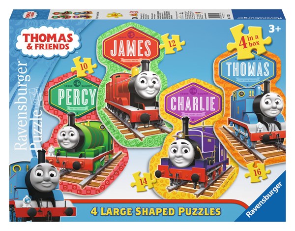 Ravensburger (07238) - "Thomas & Friends" - 10 12 14 16 piezas