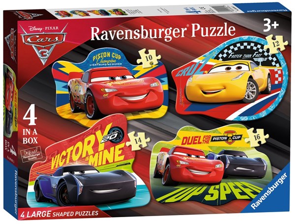 Ravensburger (06891) - "Cars 3" - 10 12 14 16 piezas