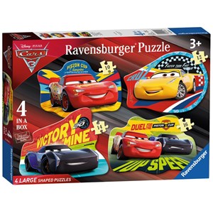 Ravensburger (06891) - "Cars 3" - 10 12 14 16 piezas