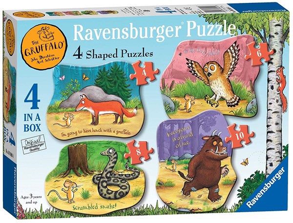 Ravensburger (06980) - "The Gruffalo" - 4 6 8 10 piezas